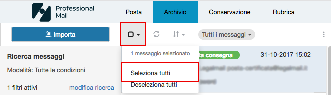 backup messaggi archivio3